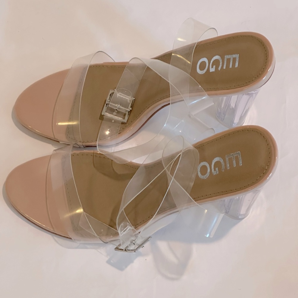 Ego Clear heel sandals